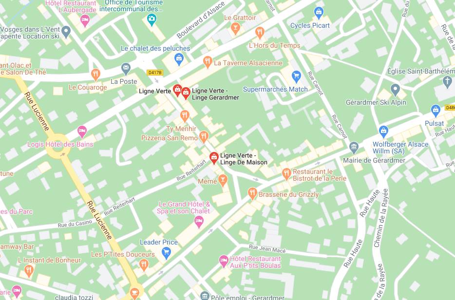 adresse linge de maison gerardmer