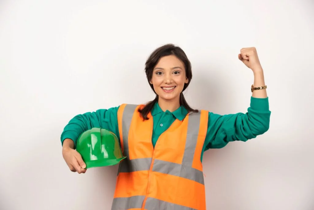 Une femme qui fait le travail d'un homme