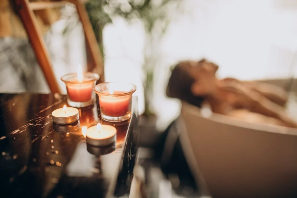 se détendre dans sa baignoire