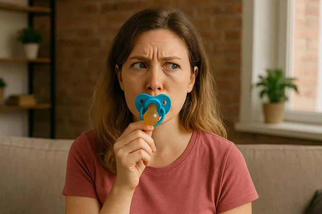 Une tétine pour adulte stressé